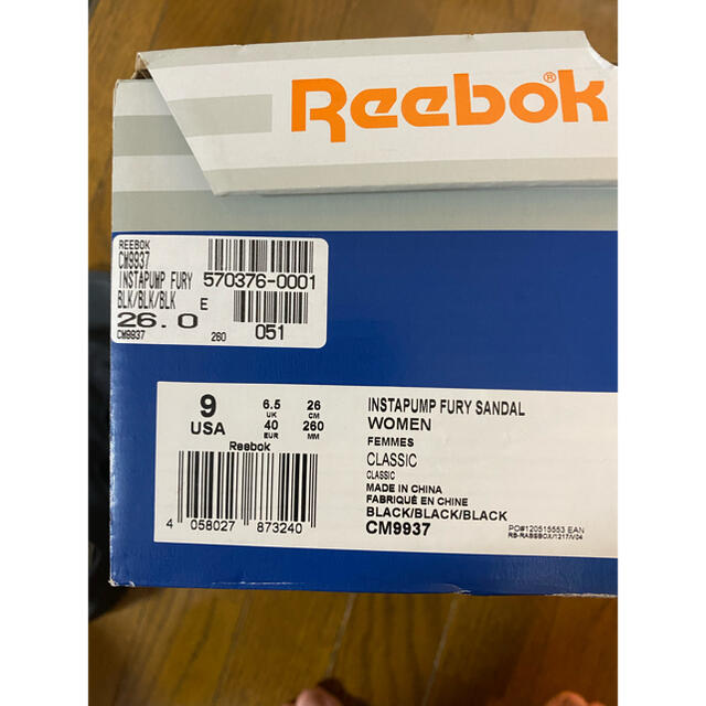 Reebok - Reebok リーボック インスタポンプフューリー サンダル 26cm