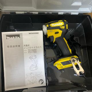 マキタ(Makita)のマキタ　インパクトドライバー　TD172D イエロー  新品未使用品！(工具/メンテナンス)