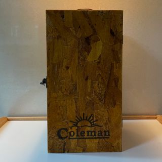 コールマン(Coleman)のコールマン　ヴィンテージ風ランタンケース　ハンドメイド(ライト/ランタン)