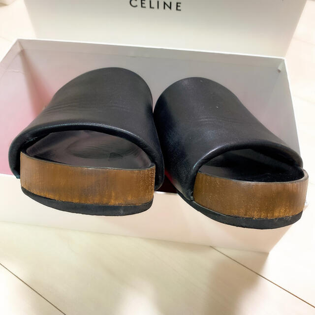 celine - CELINE サンダル ボクシー 38 ブラック フィービーの通販 by