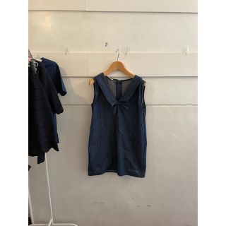 ミュウミュウ(miumiu)のmiumiu denim onepiece tops.(ミニワンピース)