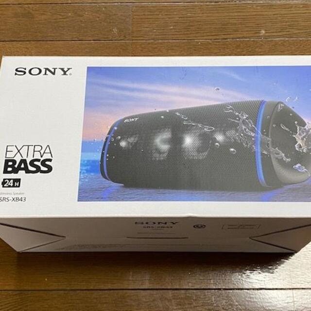 ソニー ワイヤレスポータブルスピーカー SRS-XB43 (B) 印象のデザイン