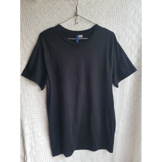 エイチアンドエム(H&M)のH&M　黒　Tシャツ　メンズ(Tシャツ/カットソー(半袖/袖なし))