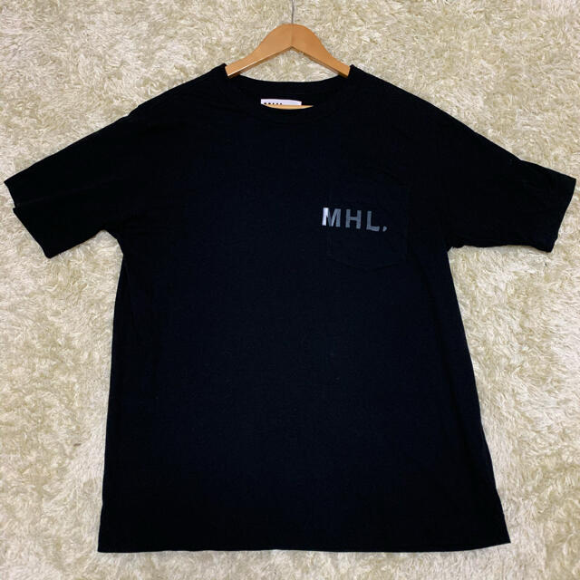 MARGARET HOWELL(マーガレットハウエル)のMHL Tシャツ黒XL メンズのトップス(Tシャツ/カットソー(半袖/袖なし))の商品写真