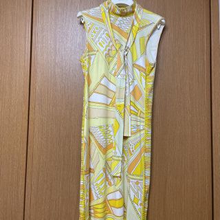 エミリオプッチ(EMILIO PUCCI)のエミリオプッチ EMILIO PUCCI シルク 膝丈 ワンピース(ひざ丈ワンピース)