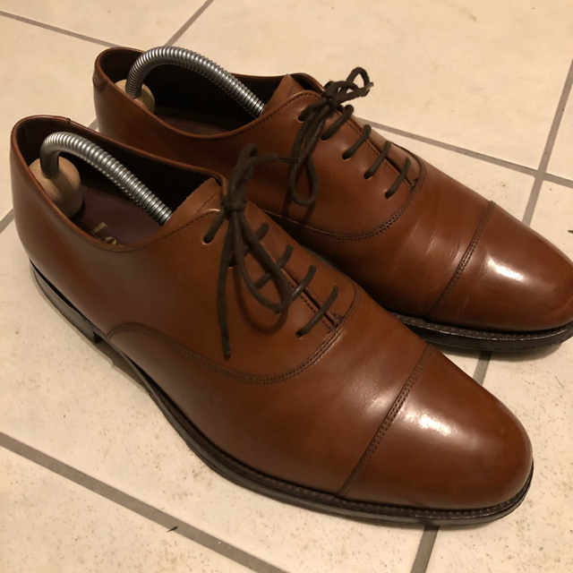 お値打)スペイン靴 Berwick UK8.5 一部裂けあり+Loakeブラウン | wc ...