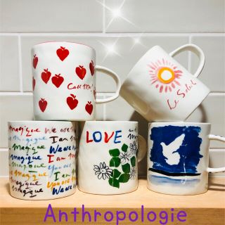 アンソロポロジー(Anthropologie)のアンソロポロジーMilou Neelenシネマなマグカップ限定品(グラス/カップ)