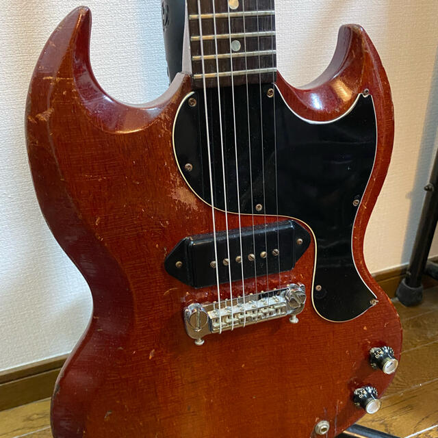 Gibson SG Junior 4弦ペグ欠損