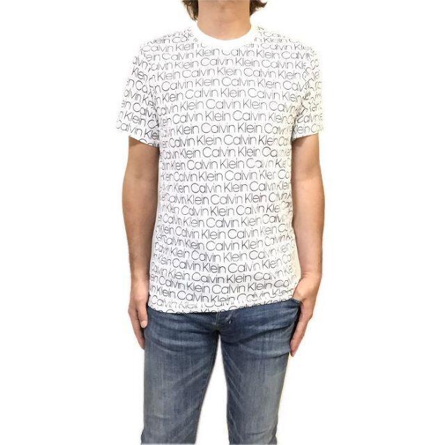 Calvin Klein(カルバンクライン)の定価6380円 新品 CALVIN KLEIN カルバンクライン 総柄 Ｔシャツ メンズのトップス(Tシャツ/カットソー(半袖/袖なし))の商品写真