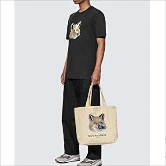 MAISON KITSUNE'(メゾンキツネ)のメゾンキツネ　キャンバス　トートバッグ　肩掛け レディースのバッグ(トートバッグ)の商品写真