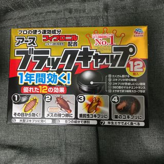 アースセイヤク(アース製薬)のブラックキャップ 12個×2個入り 計24個(日用品/生活雑貨)