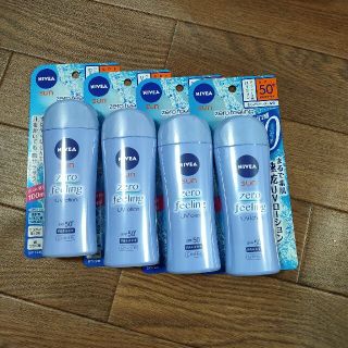 ニベア(ニベア)のNIVEA ニベアサン ゼロフィーリング UVローション 4本セット(日焼け止め/サンオイル)