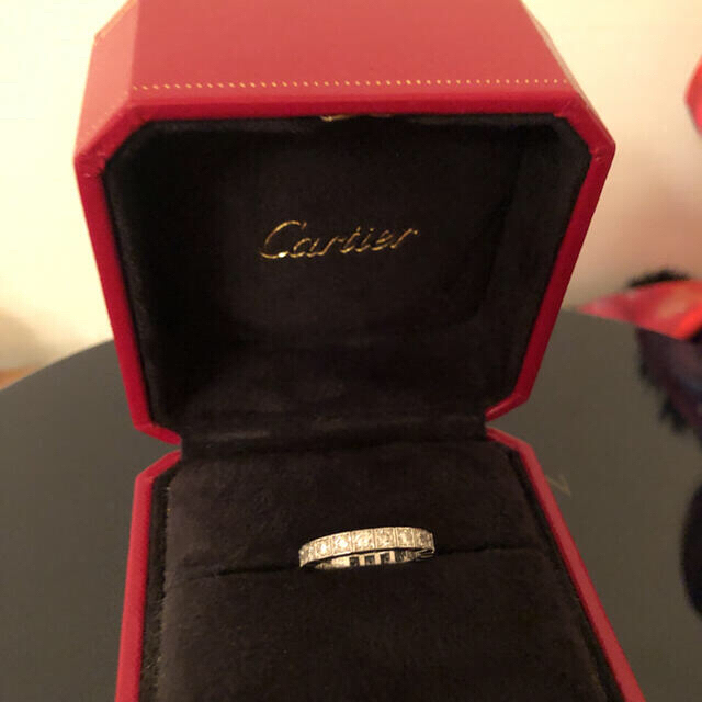 Cartier(カルティエ)の最終お値下げ❤️カルティエ❤️ラニエール❤️WGフルダイヤ#49 レディースのアクセサリー(リング(指輪))の商品写真