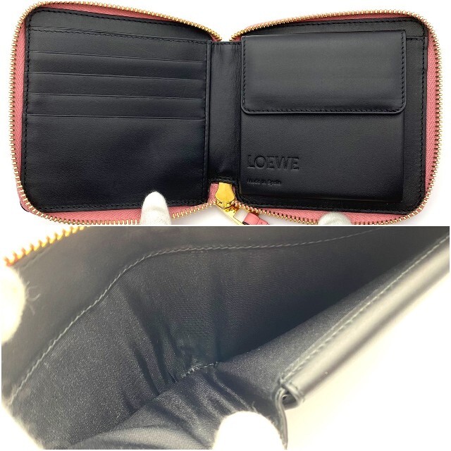 たらお】 LOEWE - 美品✨鑑定済❤LOEWE ロエベ パズル 折り財布