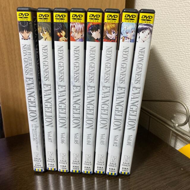 エヴァンゲリオン　DVD1巻〜7巻　劇場版のセット