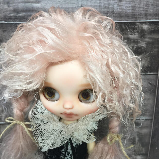 blythe _wm560ゴールデンクリーム⭐️チベットラムウィッグ