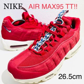 ナイキ(NIKE)のNIKE/ナイキ★AIRMAX95 TT/エアマックス95 TT★赤赤★26.5(スニーカー)