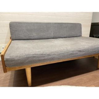 momonatural DAY SOFA 2P カバー2種付き(二人掛けソファ)