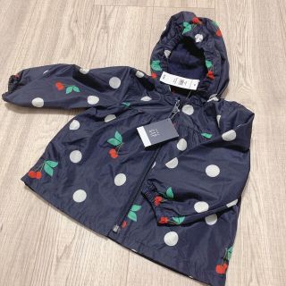 ベビーギャップ(babyGAP)のGAP ウィンドブレーカー ネイビー チェリー(ジャケット/上着)