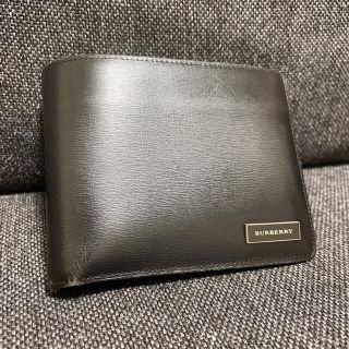 バーバリー(BURBERRY)のBURBERRY レザー 二つ折り財布(折り財布)