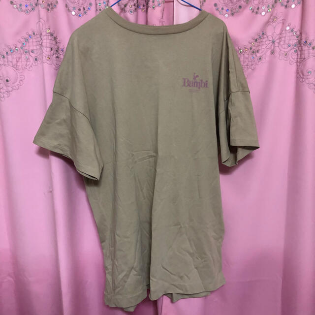 GU(ジーユー)のGU×DisneyコラボTシャツ レディースのトップス(Tシャツ(半袖/袖なし))の商品写真