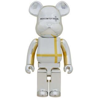 メディコムトイ(MEDICOM TOY)のBE@RBRICK MEDICOM TOY PLUS SILVER 1000%(その他)