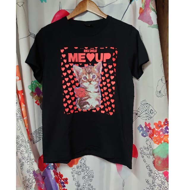 RNA(アールエヌエー)の未使用 RNAsweat 仔猫 子猫 キティープリント半袖Ｔシャツ MEUP レディースのトップス(Tシャツ(半袖/袖なし))の商品写真