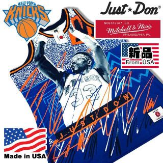 ミッチェルアンドネス(MITCHELL & NESS)の新品 Just Don × ミッチェルアンドネス ニックス ゲームシャツ XL (タンクトップ)