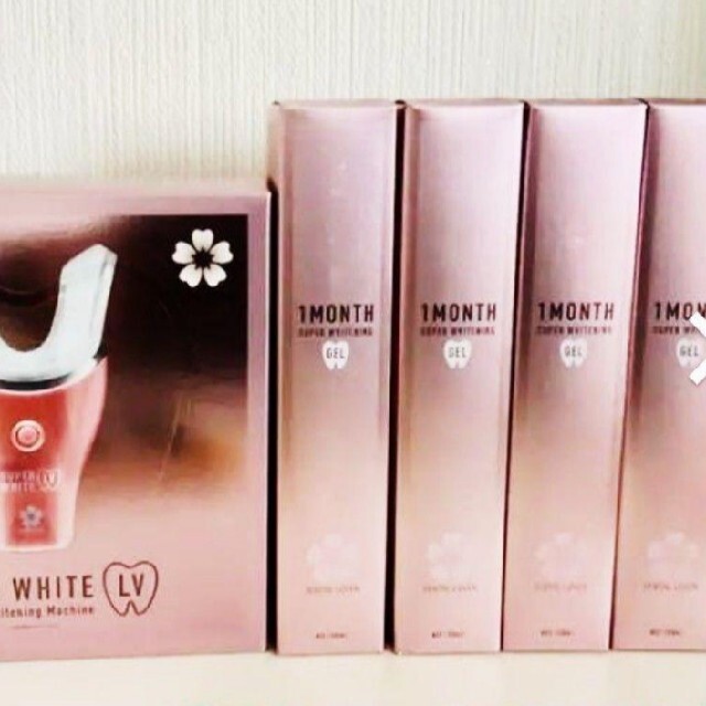 デンタルラバー スーパーホワイトニングLV ゲル4本付きの通販 by ren's ...