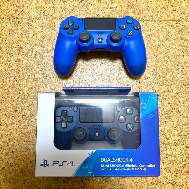 PS4コントローラー純正品 ブルーとグレー2点 - その他