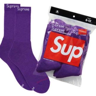 シュプリーム(Supreme)のSupreme Hanes Crewソックス靴下シュプリーム(ソックス)