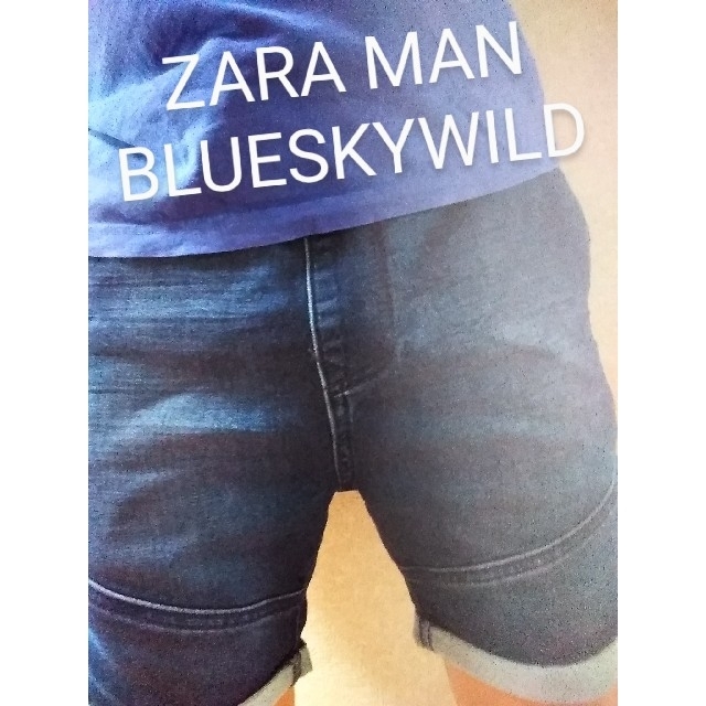 ZARA(ザラ)のZARA MAN SOFT STRETCH Denim jeansショートパンツ メンズのパンツ(ショートパンツ)の商品写真