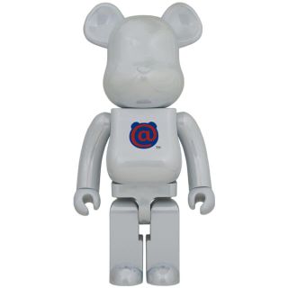 メディコムトイ(MEDICOM TOY)のBE@RBRICK 20th Anniv. Model WHITE CHROME(その他)