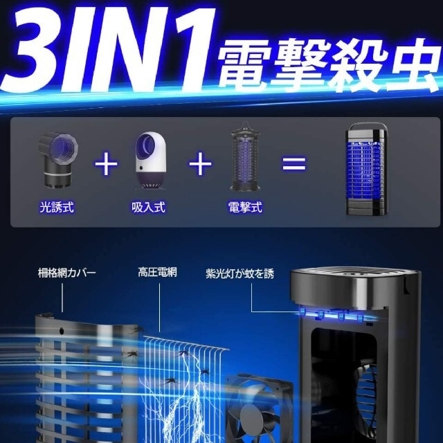 一部予約販売】 これからの時期に‼️ 電撃殺虫器