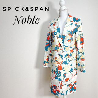 スピックアンドスパンノーブル(Spick and Span Noble)の【spick&span Noble】個性の光る総柄　チェスターコート(チェスターコート)