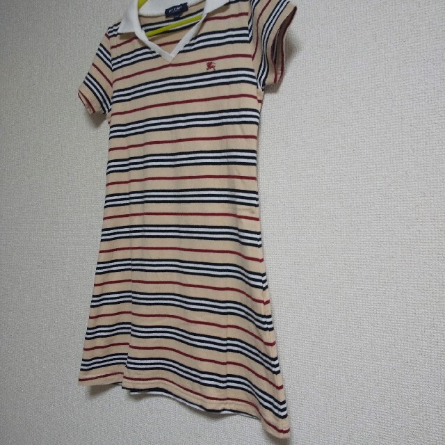 BURBERRY(バーバリー)の専用 バーバリー  　130  BURBERRY ボーダー キッズ  女の子 キッズ/ベビー/マタニティのキッズ服女の子用(90cm~)(ワンピース)の商品写真