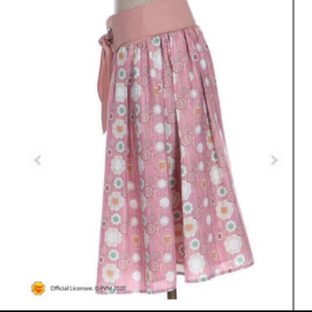 axes femme(アクシーズファム)のチュッパチャプススカート（ピンク） レディースのスカート(ひざ丈スカート)の商品写真