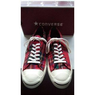 コンバース(CONVERSE)のビンテージ 限定コラボ ジャックパーセル×J.CREWジェークルー チェック柄(スニーカー)