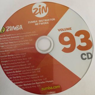 ズンバ(Zumba)のズンバzin 93 CD ウォーミングアップ付(クラブ/ダンス)