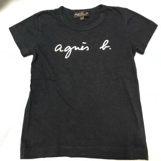 アニエスベー(agnes b.)のアニエスベー　アンファン   半袖　Tシャツ　ネイビー　Sサイズ(Tシャツ/カットソー)