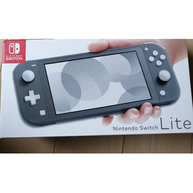 Nintendo Switch(ニンテンドースイッチ)の【新品未開封】Nintendo Switch Lite グレー　本体 エンタメ/ホビーのゲームソフト/ゲーム機本体(携帯用ゲーム機本体)の商品写真