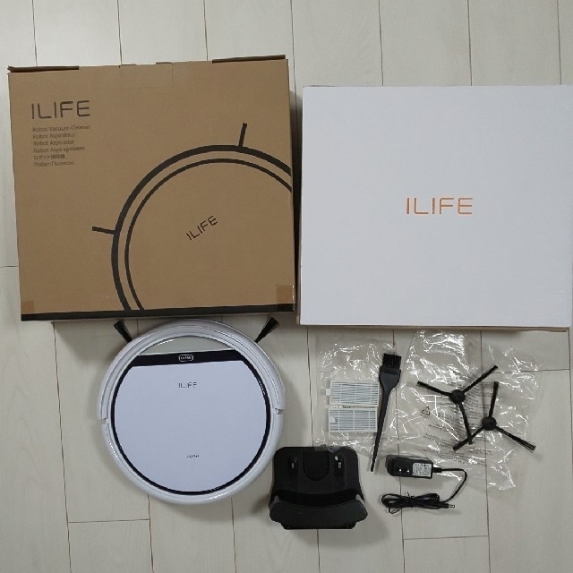 ILIFE アイライフ V3s Pro ロボット掃除機 (ホワイト) スマホ/家電/カメラの生活家電(掃除機)の商品写真