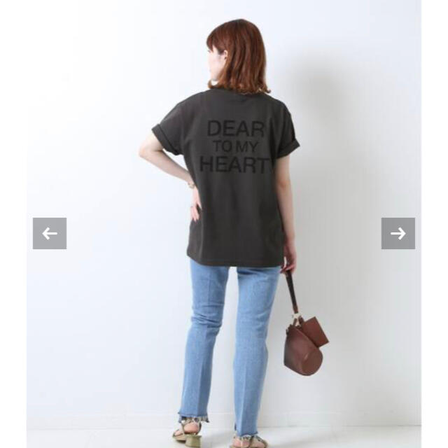 Spick & Span(スピックアンドスパン)のDEAR HEARTバックロゴT2 レディースのトップス(Tシャツ(半袖/袖なし))の商品写真