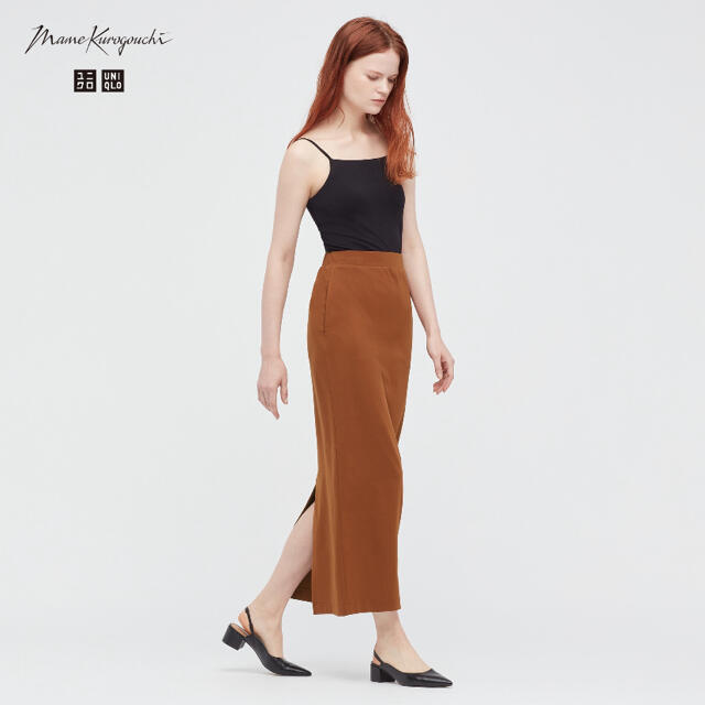UNIQLO(ユニクロ)のMame Ｋurogouchi ユニクロエアリズムコットンスリットスカート レディースのスカート(ロングスカート)の商品写真