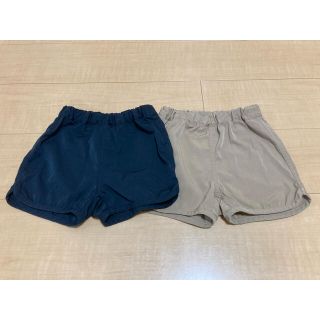 ムジルシリョウヒン(MUJI (無印良品))の【専用】無印/乾きやすいショートパンツ/2枚セット/100cm(パンツ/スパッツ)