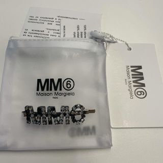 MM6 - 新品 メゾンマルジェラ MM6 ヘアピン ヘアクリップ MM6ロゴ