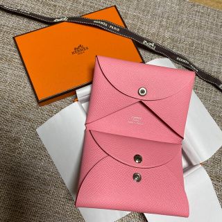 エルメス(Hermes)の【mai様専用】HERMES カルヴィデュオ  ローズコンフェッティ(財布)