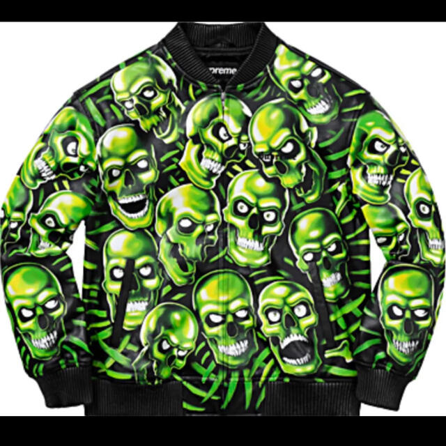 2022年ファッション福袋 supreme - Supreme skull jacket bomber leather pile ブルゾン
