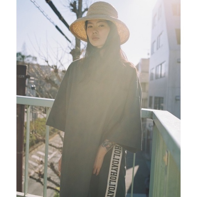 holiday - SUPER FINE DRY S/S LONG DRESS (TAPE) スーパ