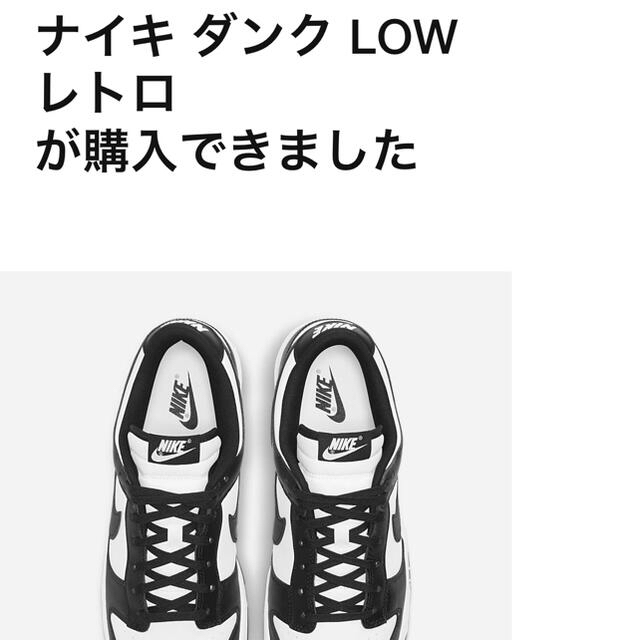 靴/シューズNIKE ダンク low レトロ